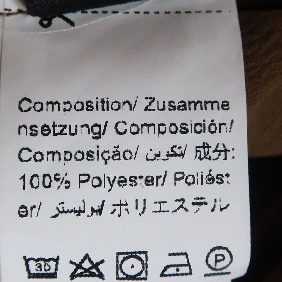 DAZY BROWN LONG SLEEVE HIGH NECK BUTTON DOWN TOP SIZE MEDIUM - Picture 4 of 6